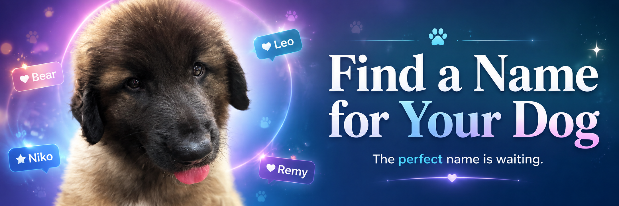 Find a Name for Your Dog — the perfect name is waiting